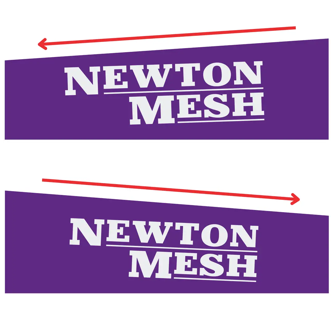 Pair - Sloped Top Straight Bottom